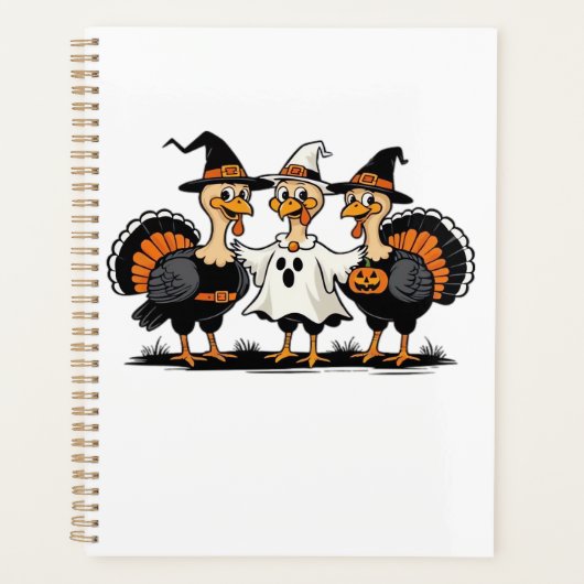 Dindon Halloween Boo, Dinde de Thanksgiving, Effra (Devant)