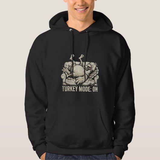 Dindon Mode Activé Sweat à capuche (Devant)