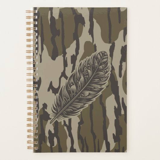 Dindon Plume Fonds Camo Forêt (Devant)