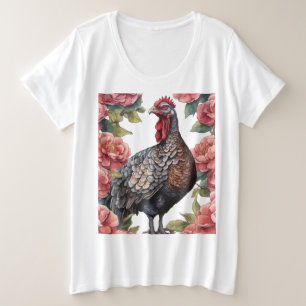 Dindon sauvage d'Alabama avec fleurs de camélia