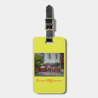 Dine Alfresco Luggage purse of sleutelhanger label Bagagelabel