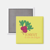 Dineer als breekbare magneet (Voorkant / Achterkant)