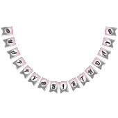 Diner 1950 Joyeux drapeau de Bunting d'anniversair (Tout)