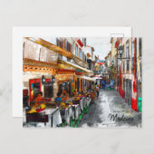 Dîner à Madère, Portugal  Carte postale (Devant / Derrière)