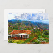 Dîner à Madère, Portugal  Carte postale (Devant / Derrière)