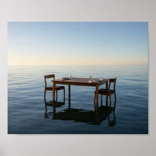 Diner aan de rand van het niets Poster