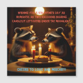 Dîner aux chandelles de la Saint-Valentin Carte ma (Devant)