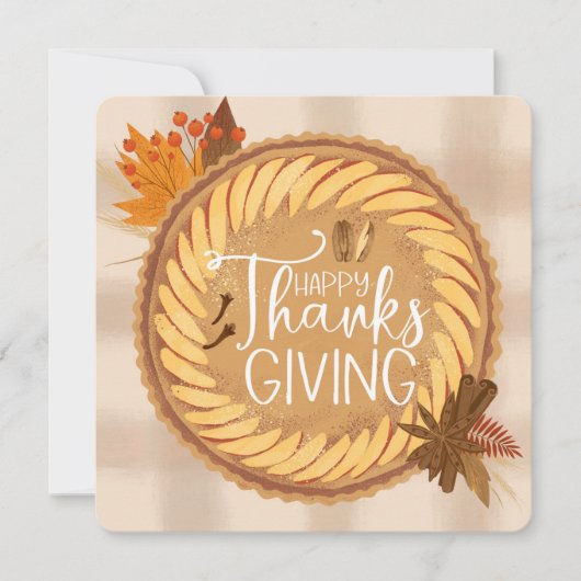 Dîner Bon thanksgiving moderne Invitation (Devant)