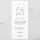 Dîner Cadre Merci, Carte Gris Sombre (Devant)