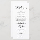 Dîner Cadre Merci, Cartes de Police Noires (Devant / Derrière)