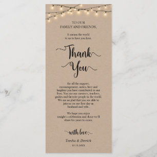 Dîner Cadre Merci, Cartes Russes Kraft