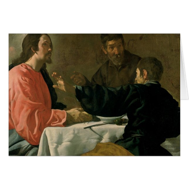 Dîner chez Emmaus, 1620 (Devant horizontal)