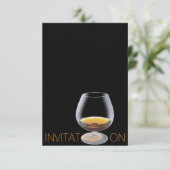 Dîner Chic Vip Invitation Personnalisée (Debout devant)