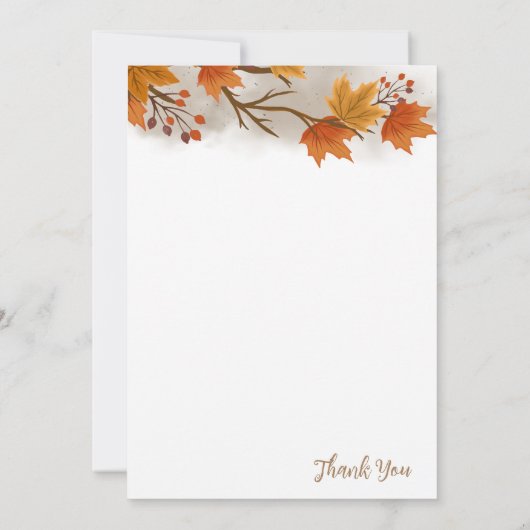 Dîner d'action de grâce Invitation (Dos)