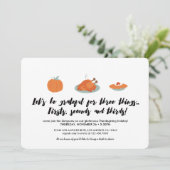 Dîner d'action de grâce Invitation (Debout devant)