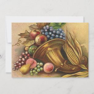 Dîner d'action de grâces Invitation