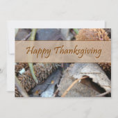 Dîner d'action de grâces Invitation (Devant)