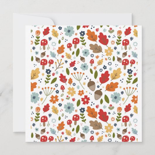 Dîner d'action de grâces Invitation Grâces (Dos)