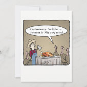 Dîner d'action de grâces Invitation : Tueur de Tur (Devant)