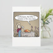 Dîner d'action de grâces Invitation : Tueur de Tur (Debout devant)