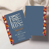 Dîner d'action moderne Invitation florale