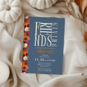 Dîner d'action moderne Invitation florale