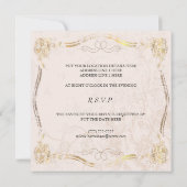 Dîner & Dance Party Invitation (Dos)