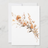 Dîner d'anniversaire d'automne Invitation - automn (Dos)