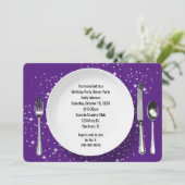 Dîner D'Anniversaire Sur Stars Invitation (Debout devant)