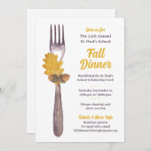 Dîner d'automne ou invitation à l'événement d'auto (Devant / Derrière)