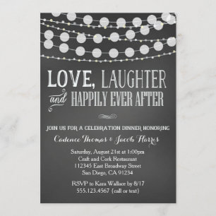 Dîner de fête pour les couples Invitation