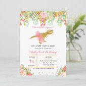 DÎNER DE FILLE 1ER ANNIVERSAIRE Invitation (Debout devant)