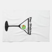 Dîner de jour - Pickleball Sport serviette à main (Horizontal)