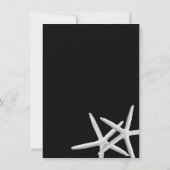 Dîner de la fête de Starfish Invitation (Dos)