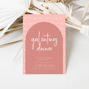 Dîner de la Journée des Galentines Invitation avec