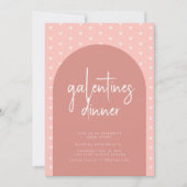 Dîner de la Journée des Galentines Invitation pour (Devant)