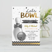 Dîner de la répétition de bowling invitation (Debout devant)