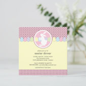 Dîner de lapin de Pâques ou invitation de brunch (Debout devant)