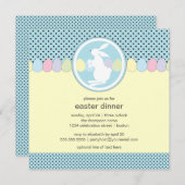 Dîner de lapin de Pâques ou invitation de brunch (Devant / Derrière)