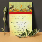 Dîner de Noël d'orignal Invitation et Invitations