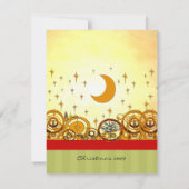 Dîner de Noël d'orignal Invitation et Invitations (Dos)