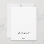 Dîner de Noël et invitation aux enchères silencieu (Dos)