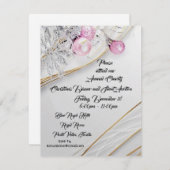 Dîner de Noël et invitation aux enchères silencieu (Devant / Derrière)