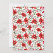 Dîner de Noël festif Invitation (Dos)