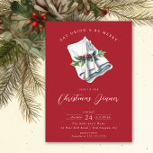Dîner de Noël festif Invitation