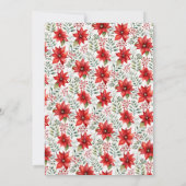 Dîner de Noël festif Invitation (Dos)