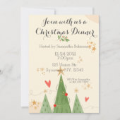 Dîner de Noël Invitation (Devant)