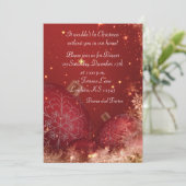 Dîner de Noël Invitation (Debout devant)