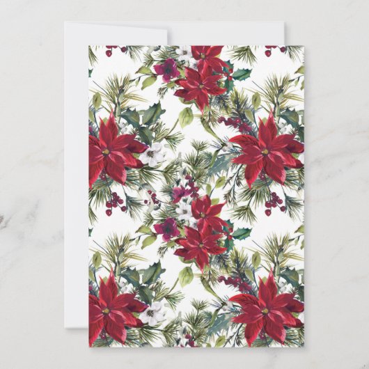 Dîner de Noël Invitation (Dos)