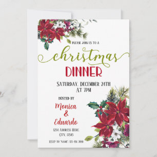 Dîner de Noël Invitation